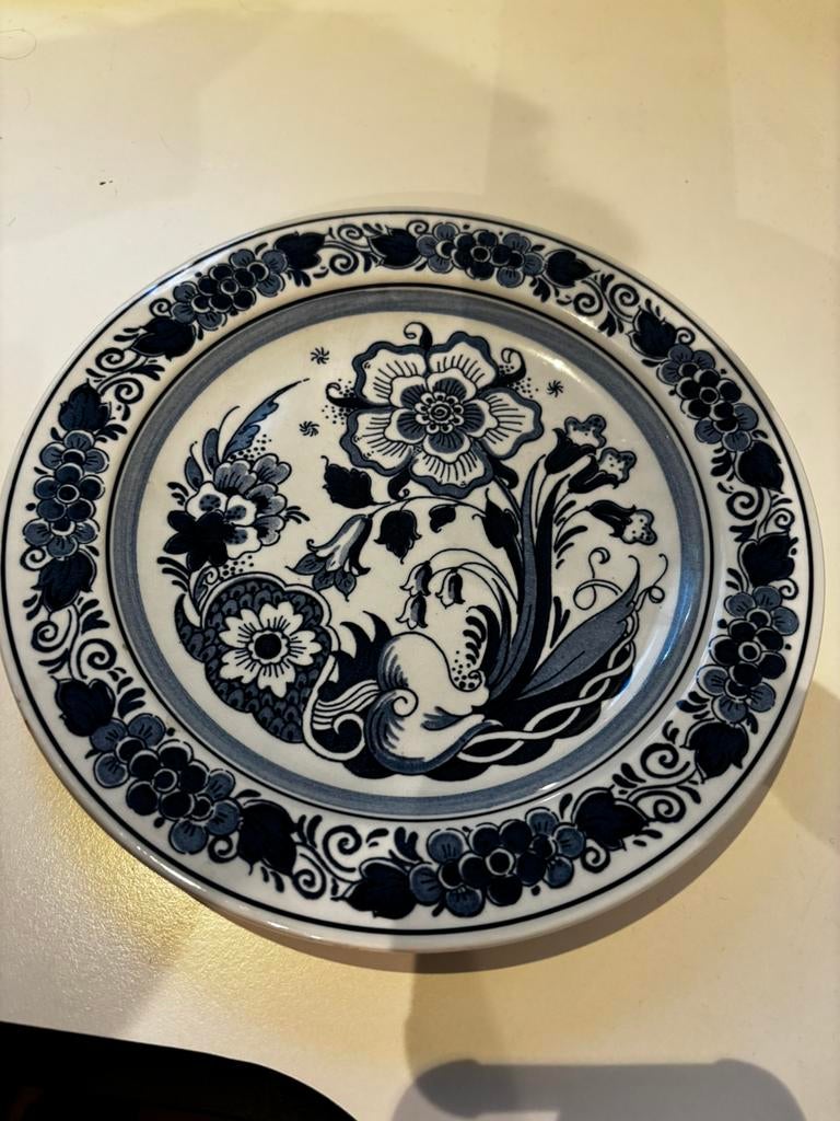 Delfts blauw wandbord Kon Goedewaagen, Antiek en Kunst, Antiek | Wandborden en Tegels, Ophalen of Verzenden