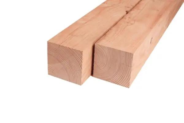 Douglas palen 15x15 cm in diverse lengtes, Doe-het-zelf en Verbouw, Hout en Planken, Ophalen, Nieuw, Balk, Overige houtsoorten