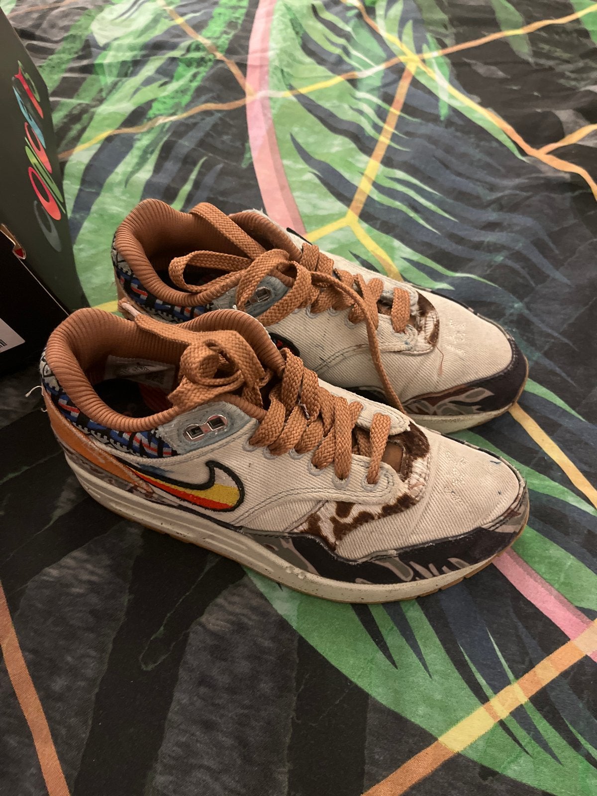 Nike Air Max 1 SP Concepts 'Mellow' - Maat 36.5, Ophalen of Verzenden, Gebruikt, Jongen of Meisje, Sportschoenen