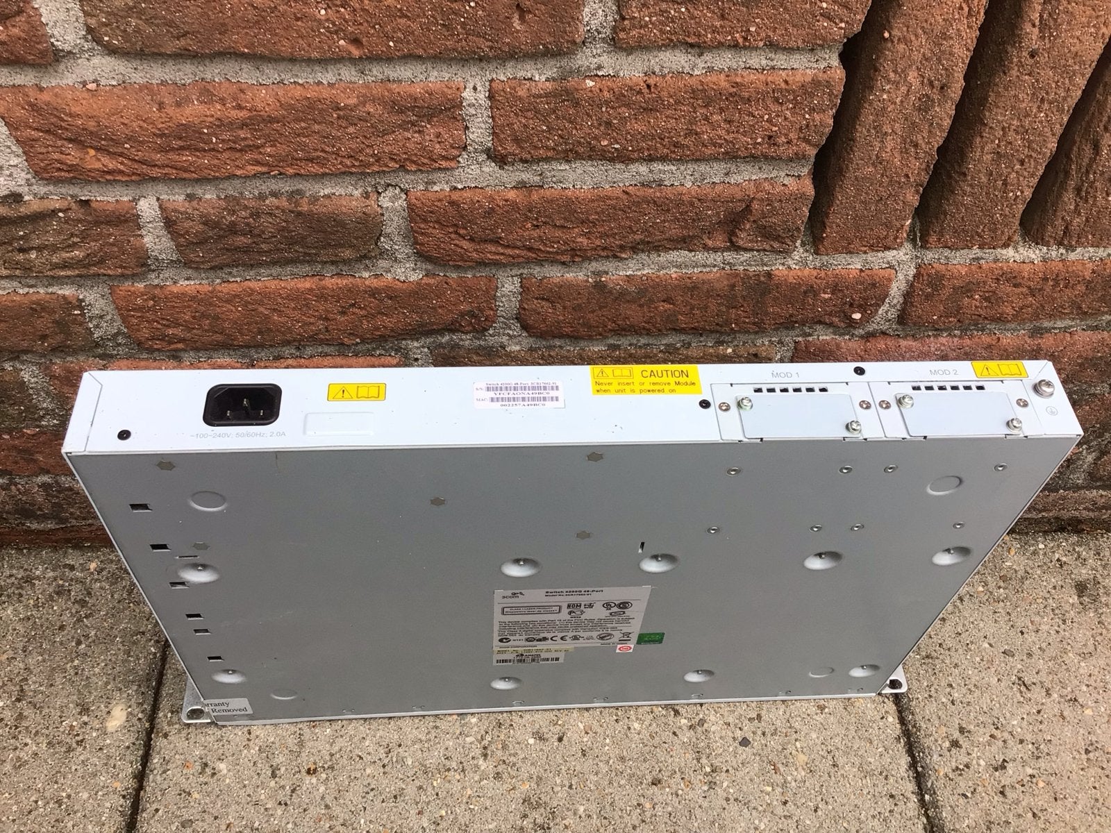 3Com Switch 4200G 48-Poort (3CR17662-91), Computers en Software, Ophalen, Gebruikt