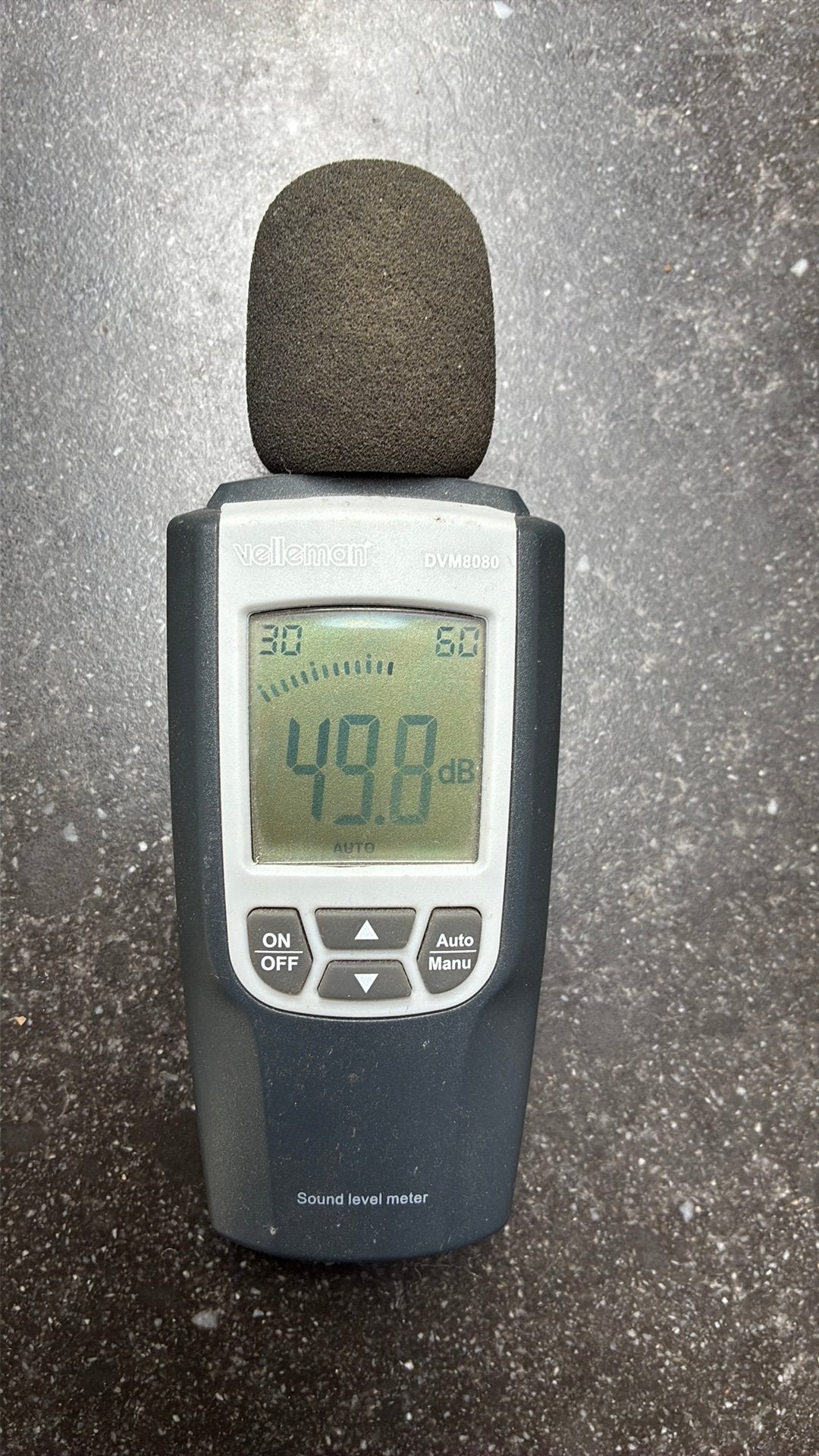 Velleman DVM8080 decibel meter, Doe-het-zelf en Verbouw, Ophalen of Verzenden, Gebruikt, Geluid