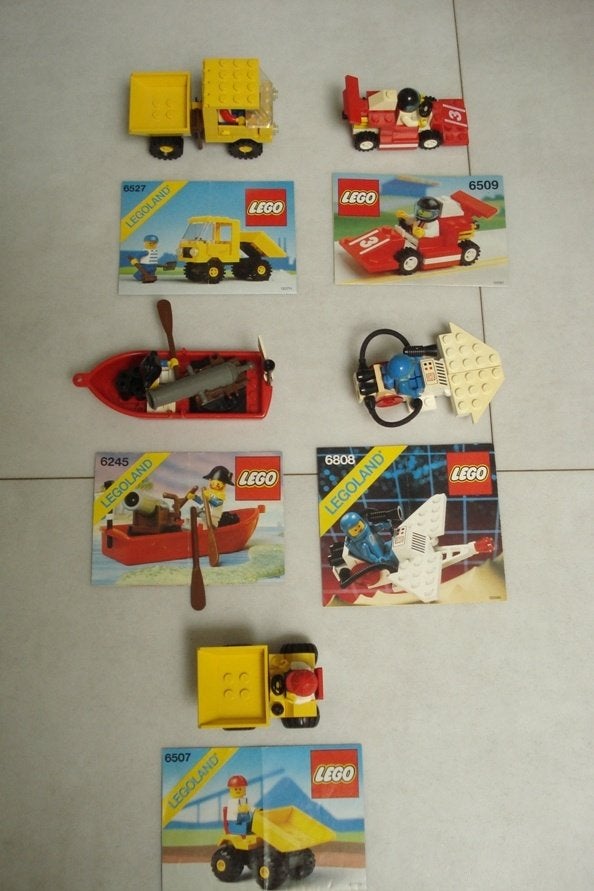 5 zgan lego auto's voertuigen met beschrijving 5x1 cadeautje, Lego, Ophalen of Verzenden, Zo goed als nieuw, Meerdere sets