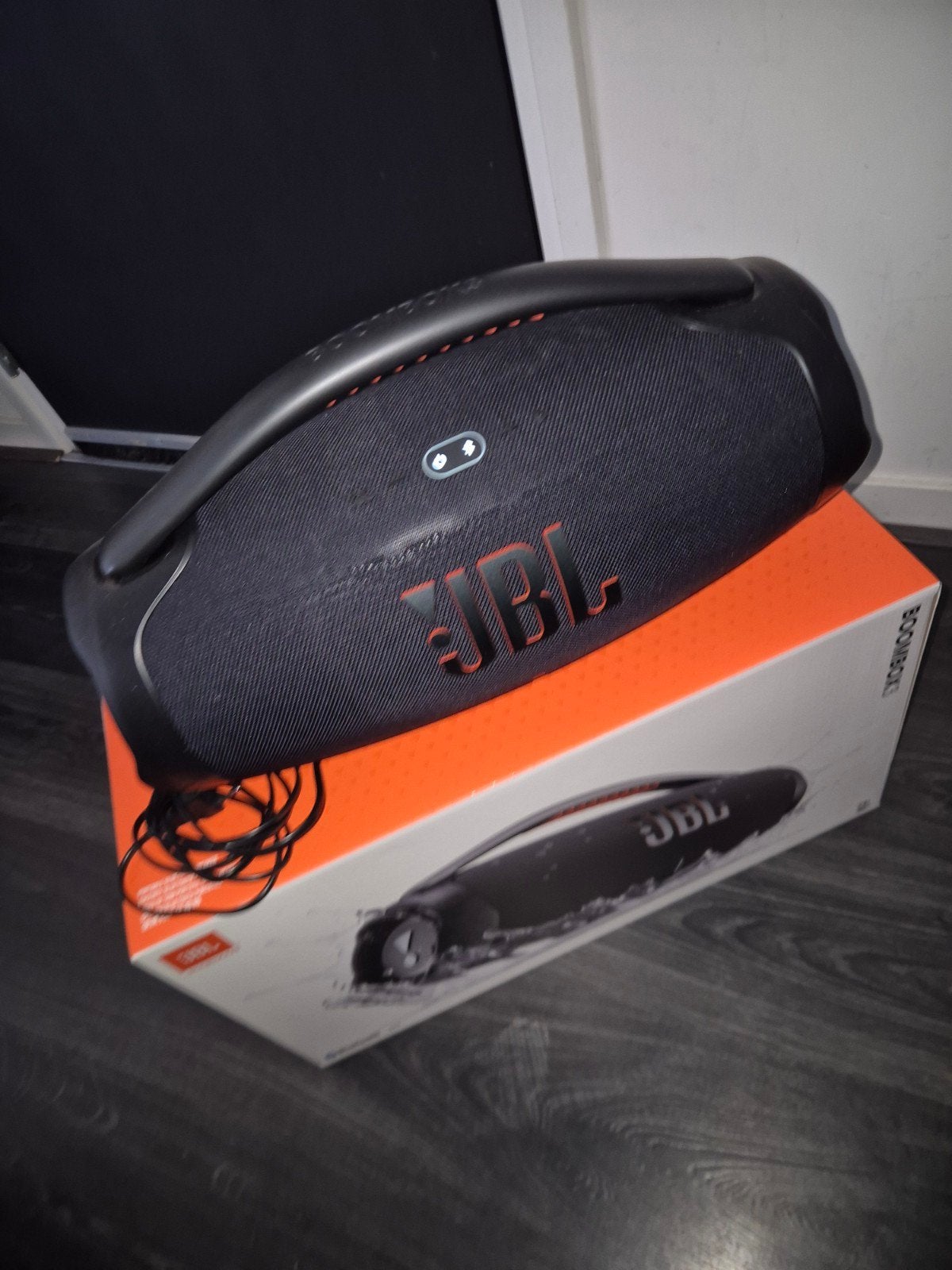 JBL Boombox 3 Zwart Bluetooth-speaker - Zo goed als nieuw, Audio, Tv en Foto, Luidsprekers, JBL, Nieuw, Ophalen of Verzenden, Bluetooth
