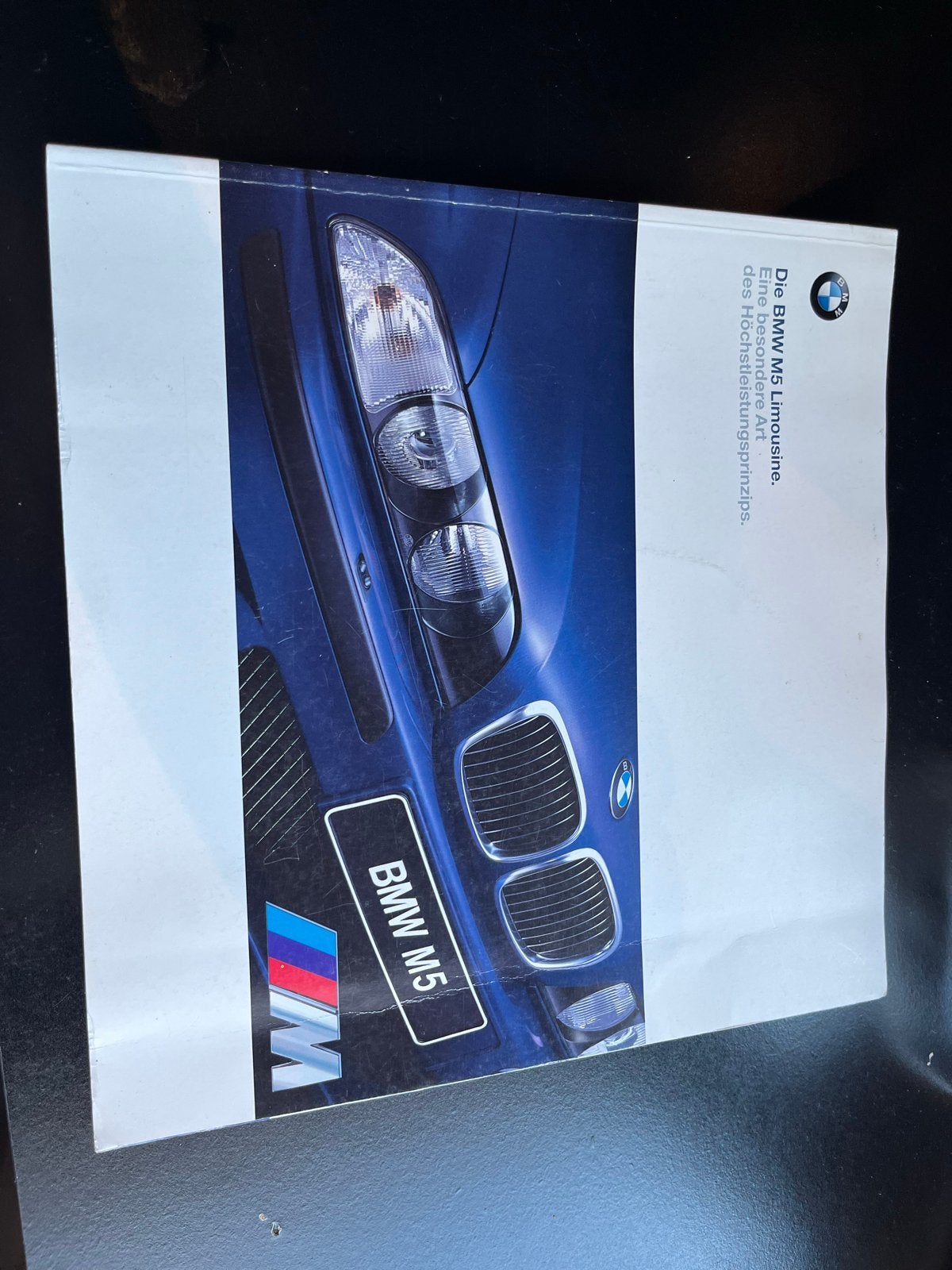 BMW M5 E39 Brochure - Duits, Boeken, Ophalen of Verzenden, Zo goed als nieuw, BMW