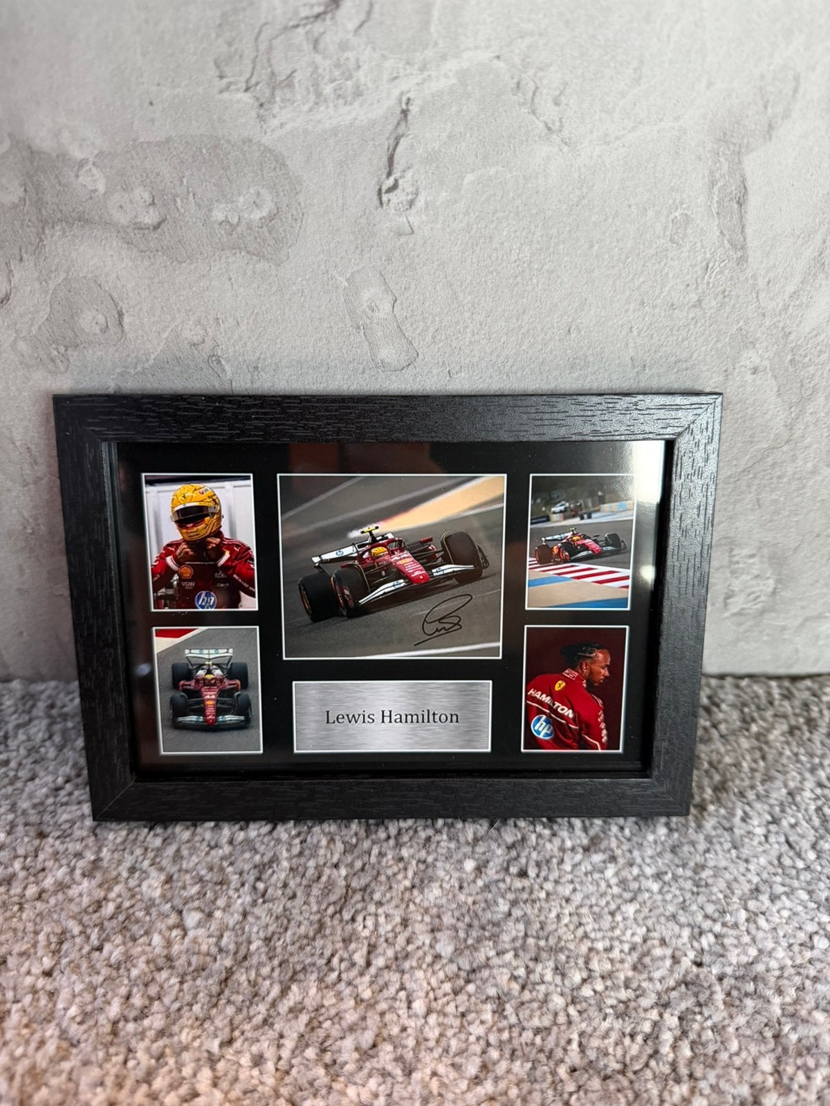 Lewis Hamilton Ferrari Formule 1 handtekening foto 10x15, Ophalen of Verzenden, Nieuw, Formule 1