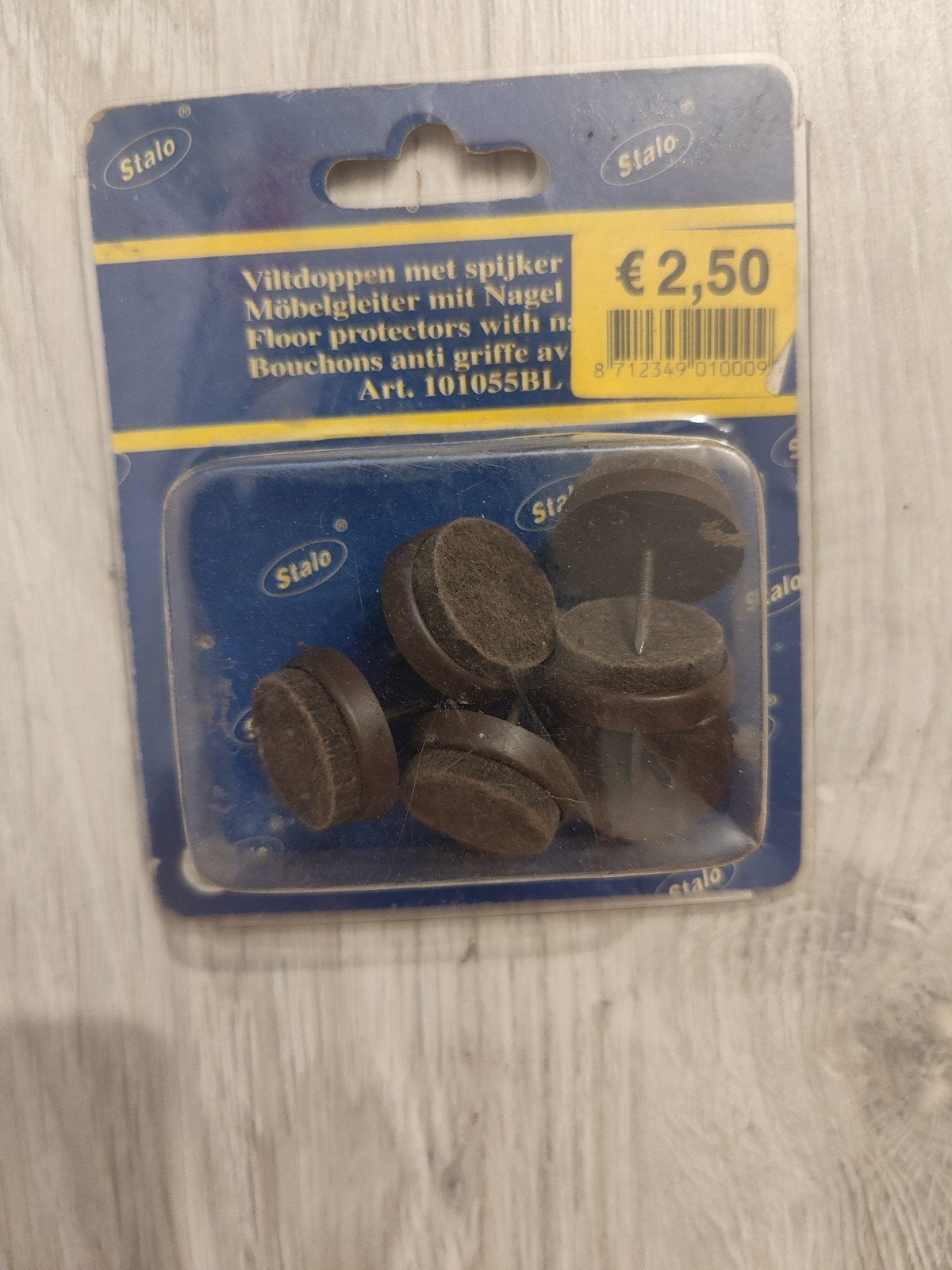 Stalo Viltstootdoppen met Spijker - Meubelbeschermers, Ophalen of Verzenden, Nieuw