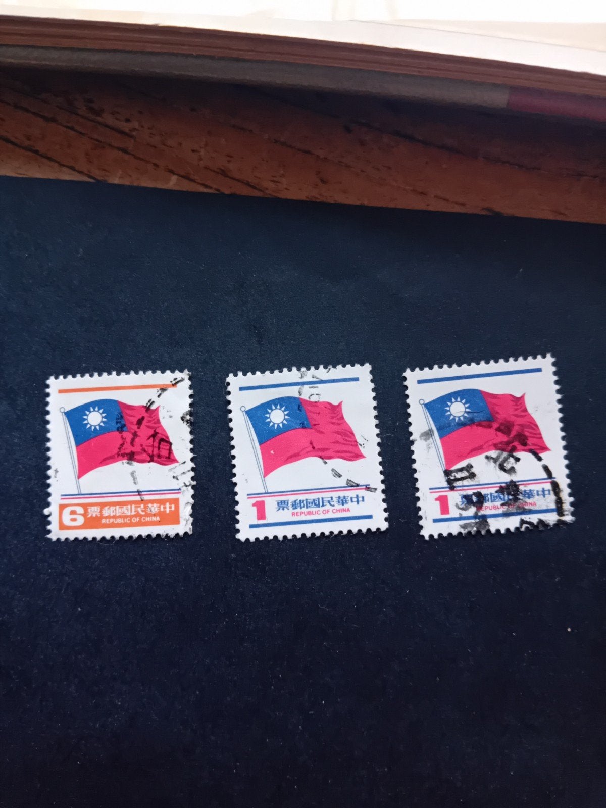Set van 3 gestempelde postzegels uit Taiwan, Postzegels en Munten, Postzegels | Nederland, Ophalen of Verzenden, Na 1940, Gestempeld