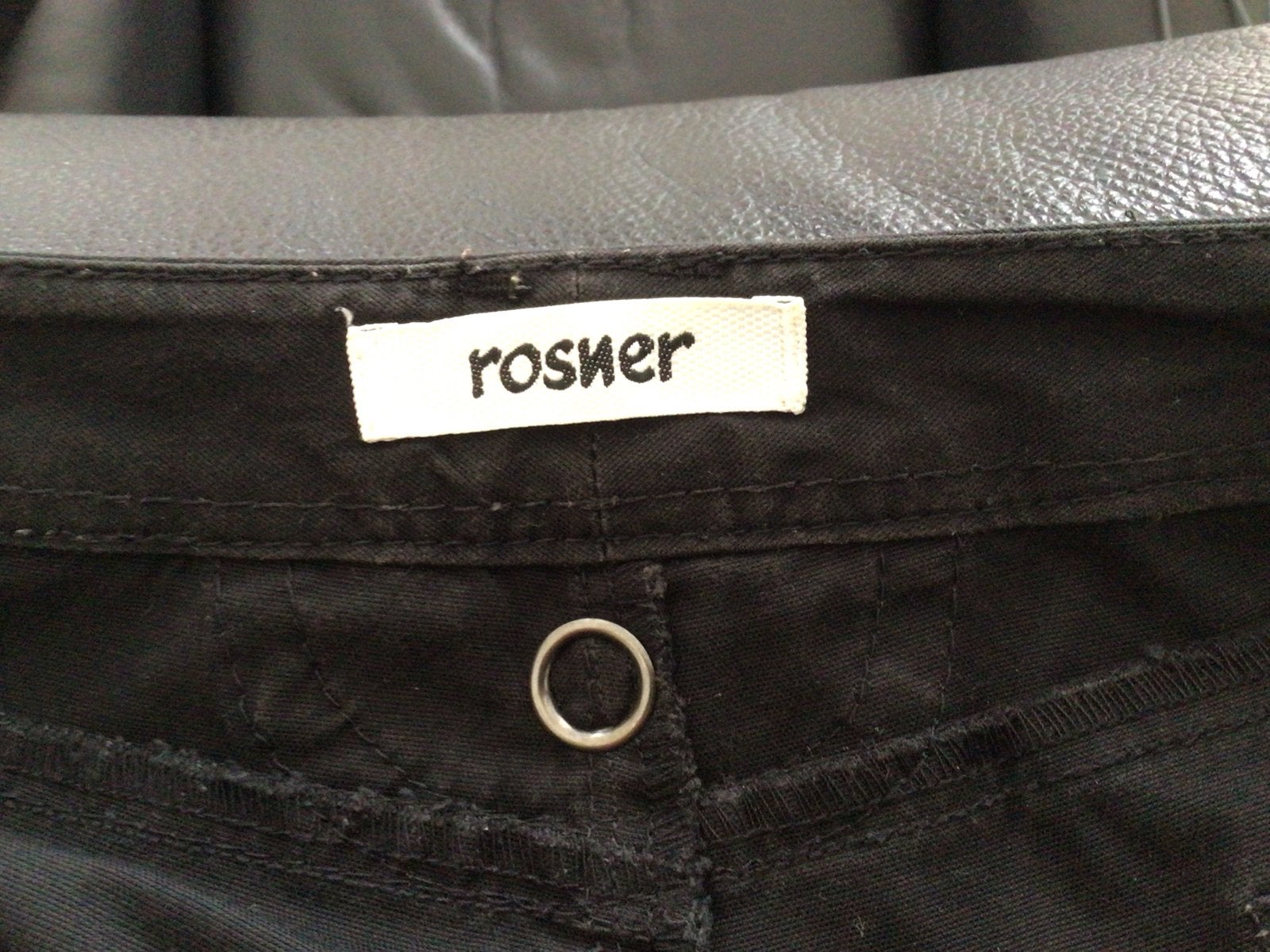 Rosner Cordelia Zwarte Broek Maat 48, Kleding | Dames, Zwart, Maat 46/48 (XL) of groter, Ophalen of Verzenden, Zo goed als nieuw