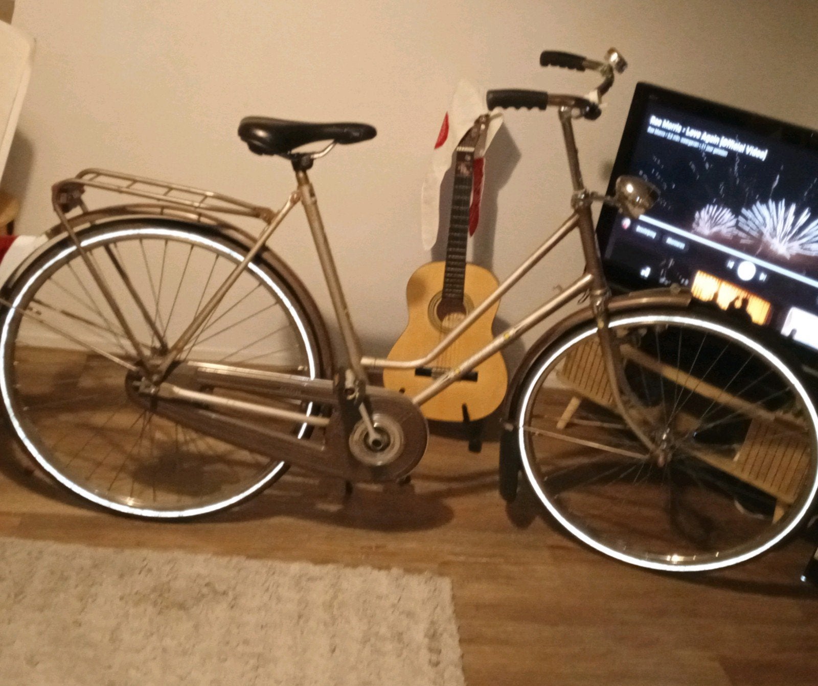 dames fiets met licht Groningen, Ophalen