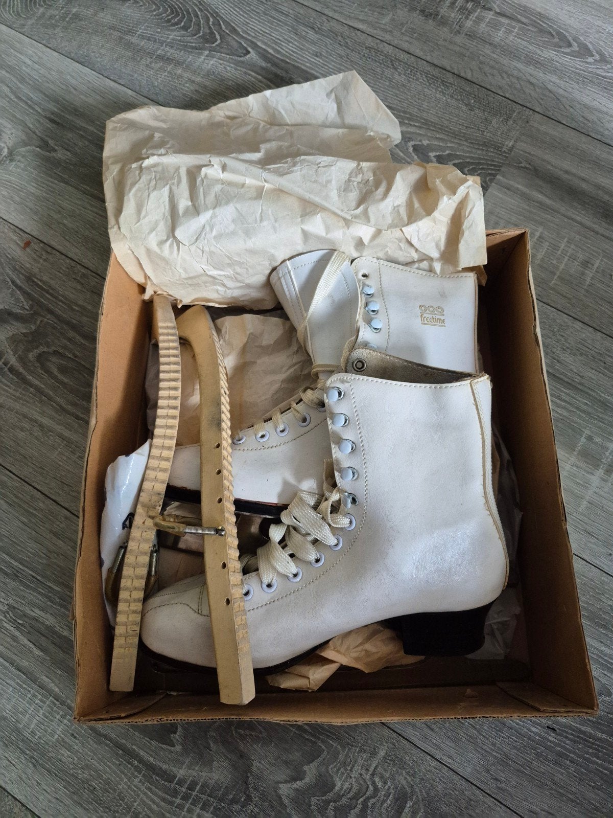 Witte Freetime Kunstschaatsen - Maat 25 - Zo goed als nieuw, Ophalen of Verzenden, Zo goed als nieuw, Kunstschaatsen, Overige merken