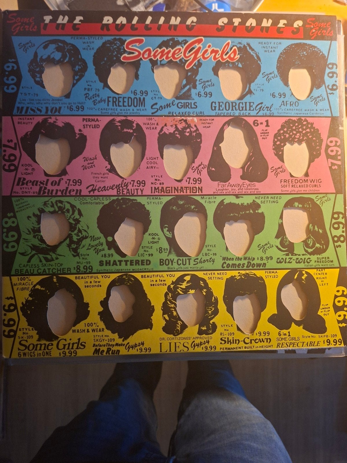 The Rolling Stones - Some Girls 1978 LP Vinyl, Cd's en Dvd's, Vinyl | Rock, Gebruikt, Originele persing, Ophalen of Verzenden