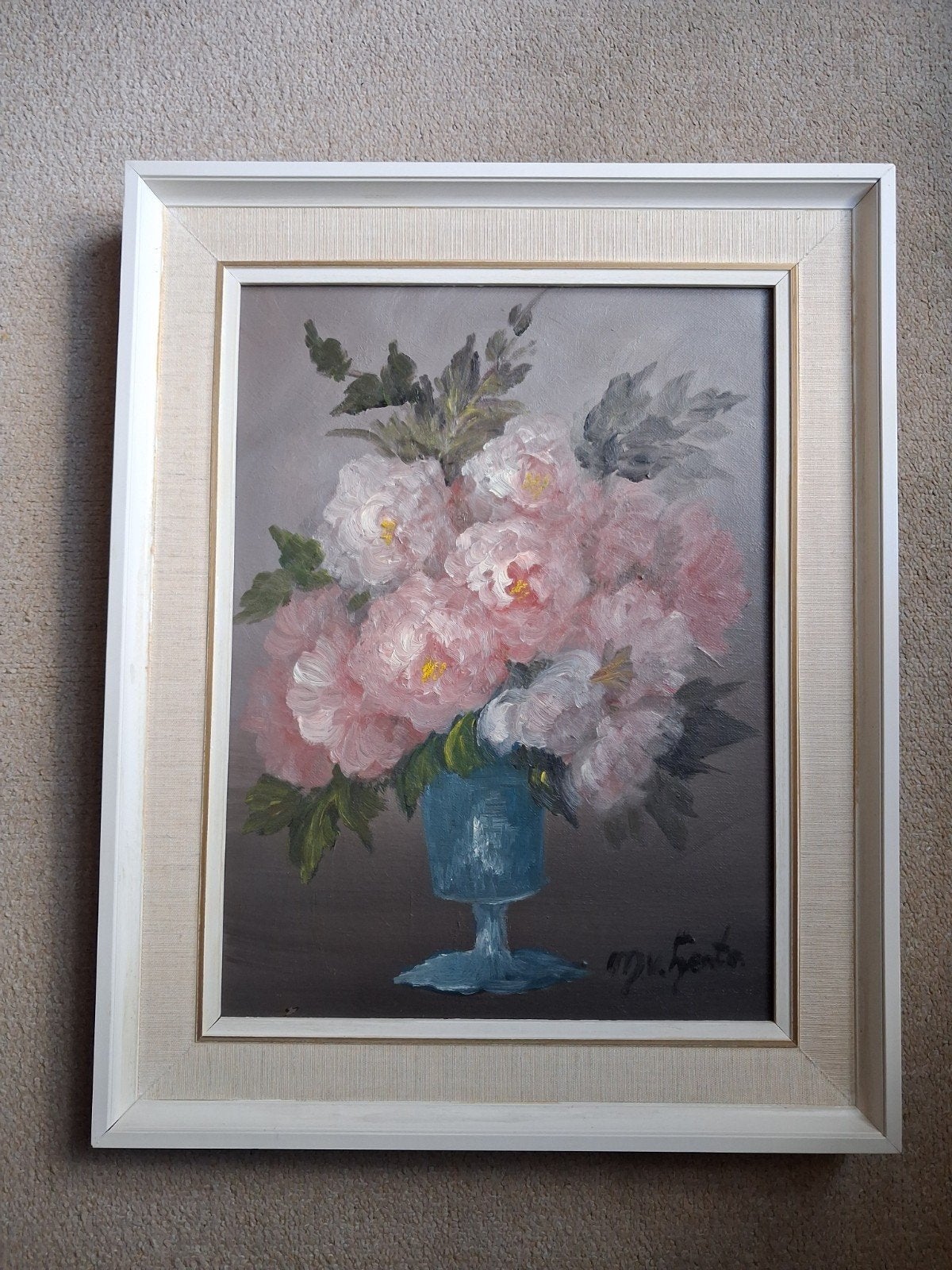 Mooi olieverfschilderij in prachtige lijst, Antiek en Kunst, Ophalen of Verzenden