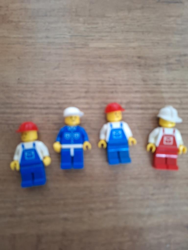 Lego Bouwvakker Minifiguren - Set van 4, Kinderen en Baby's, Speelgoed | Duplo en Lego, Gebruikt, Lego, Minifiguur, Inclusief minifiguren