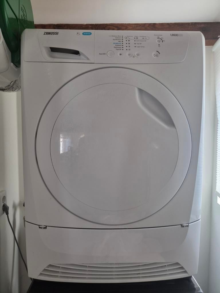 Zanussi Lindo1000 condensdroger 7KG! werkt perfect!, Witgoed en Apparatuur, Wasdrogers, Ophalen, Wolprogramma, 6 tot 8 kg, Zo goed als nieuw