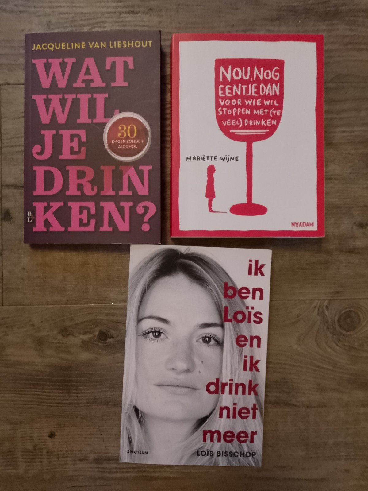 Boeken over alcoholvrij leven - Zo goed als nieuw, Boeken, Ophalen of Verzenden, Zo goed als nieuw, Jacqueline van Lieshout, Mariëtte Wijne, Loïs Bisschop