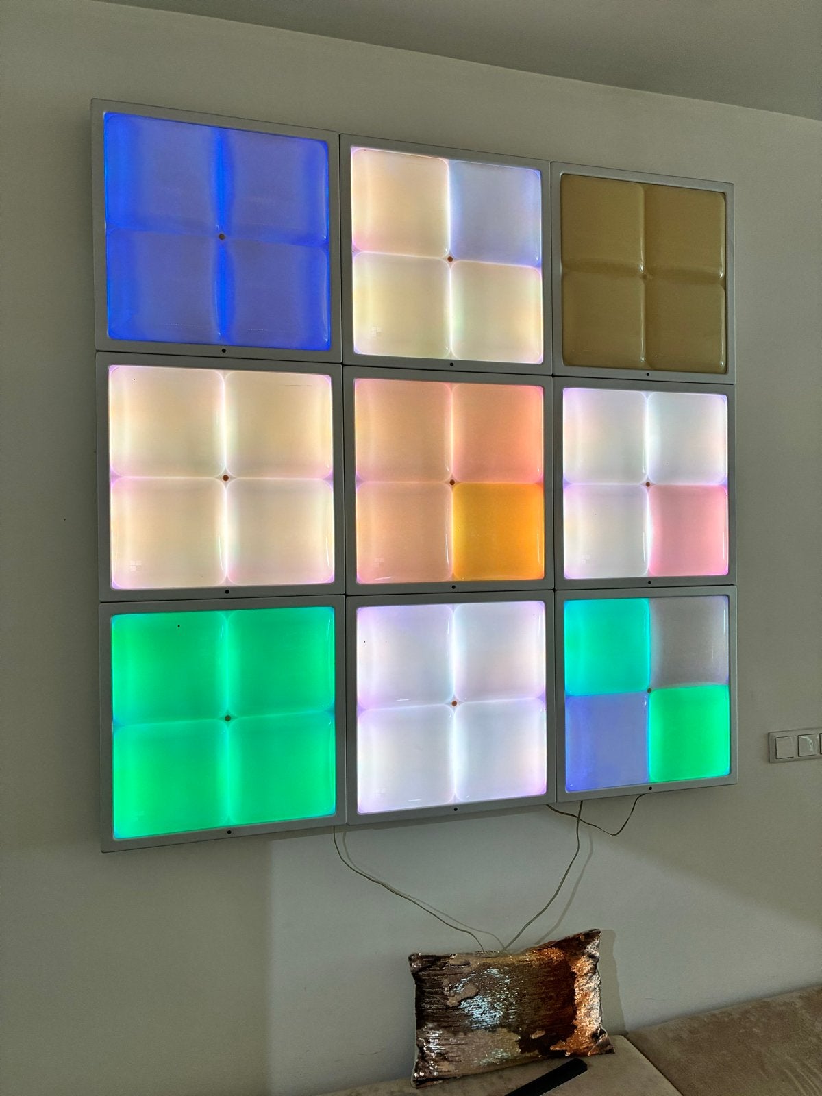 Traxon MOOD LIGHT Classic 3x3 - Vintage Design Lichtobject, Overige merken, Gebruikt, Meerkleurig, Overige fittingen