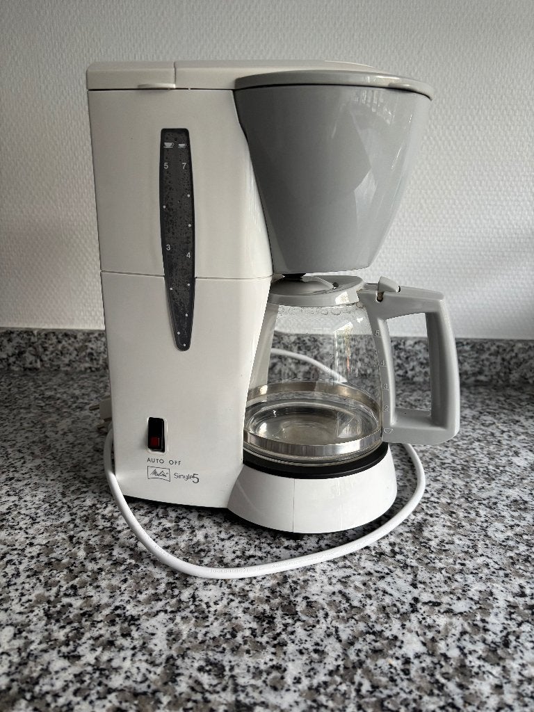 Melitta Single5 koffiezetapparaat 650 watt filtermaat 1X2, Koffiemachine, Gemalen koffie, Ophalen of Verzenden, Zo goed als nieuw