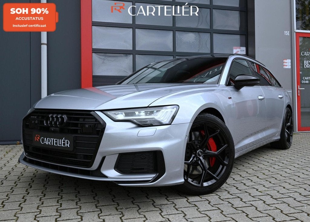 Audi A6 Avant 55 TFSI e Quattro S-Line Competition | Pano |, Auto's, Audi, Bedrijf, Te koop, A6, 360° camera, 4x4, ABS, Achteruitrijcamera