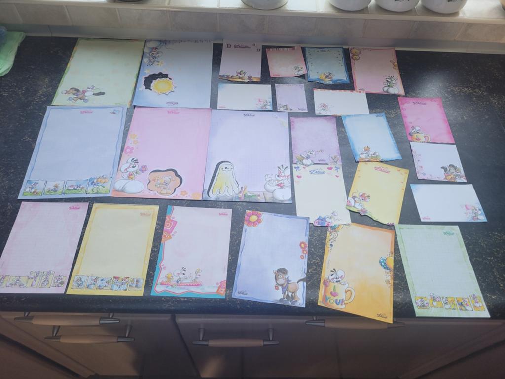Losse diddl blaadjes, Verzamelen, Diddl, Ophalen of Verzenden, Zo goed als nieuw, Papier, Kaart of Schrift