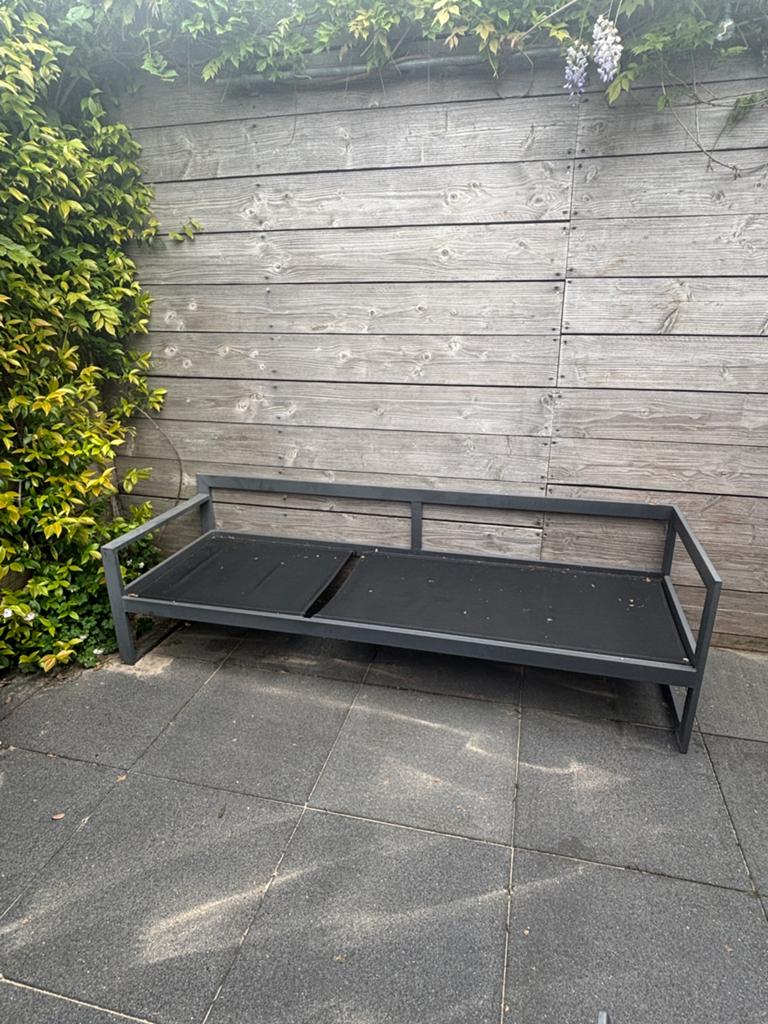 Loungebank, Ophalen, Gebruikt, Wicker