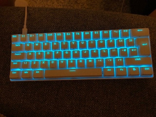 qwerty toetsenbord, Overige merken, Gaming toetsenbord, Ophalen of Verzenden, Zo goed als nieuw