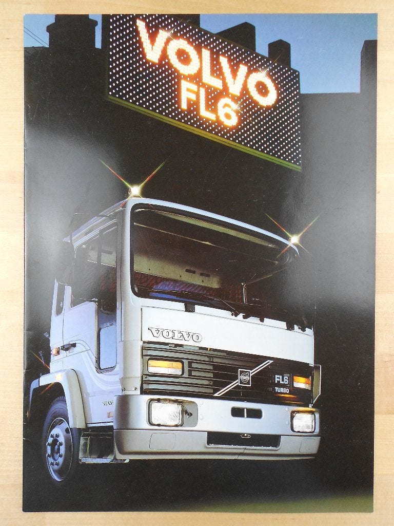 Volvo FL6 Brochure 1985 FL 6 - NL, Boeken, Auto's | Folders en Tijdschriften, Volvo, Zo goed als nieuw, Volvo, Ophalen of Verzenden