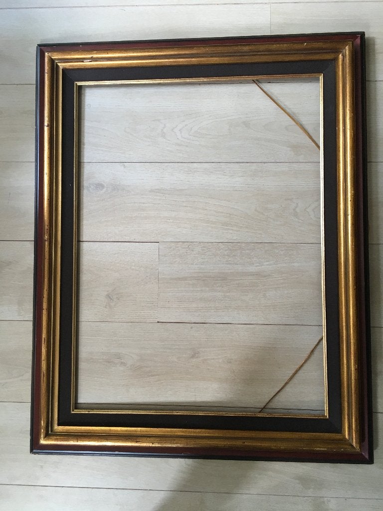 grote schilderijlijst, Huis en Inrichting, Woonaccessoires | Lijsten, Gebruikt, 75 cm of meer, 75 tot 100 cm, Hout, Ophalen