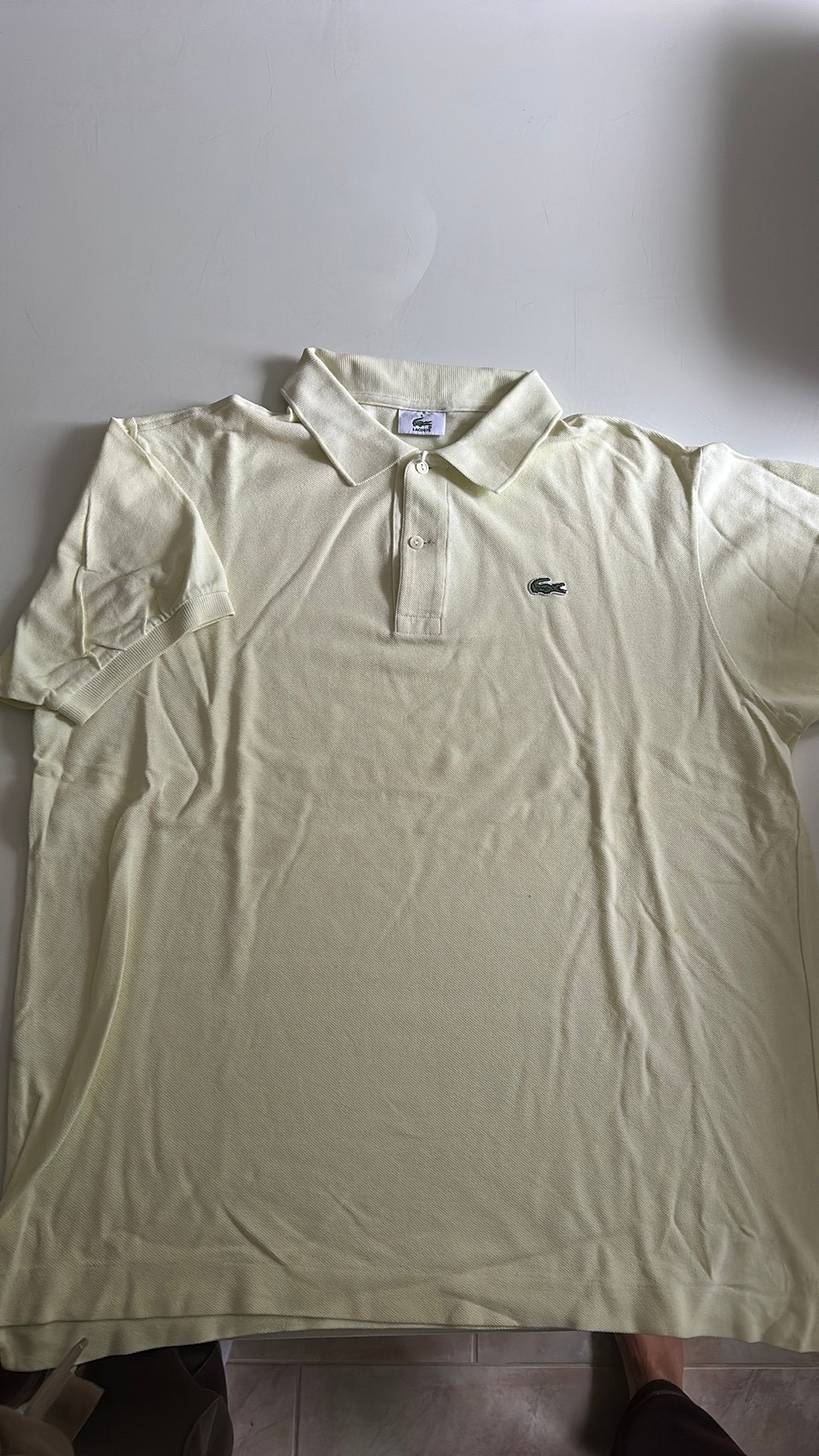 Lacoste polo maat XL (6), Ophalen of Verzenden, Zo goed als nieuw, Maat 56/58 (XL), Geel