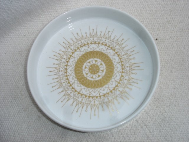 Vintage Hans Theo Baumann Gold schaal Rosenthal Studio Line, Ophalen of Verzenden