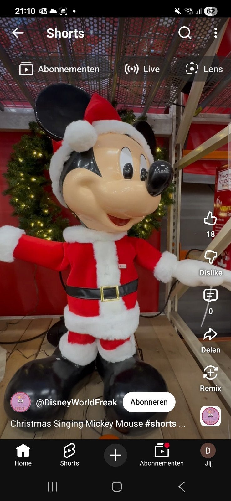 Zeldzame  mickey, Ophalen of Verzenden, Zo goed als nieuw