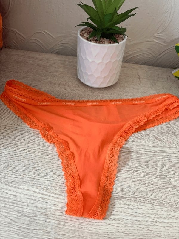 string calvin klein, Calvin Klein, Ophalen of Verzenden, Oranje, String