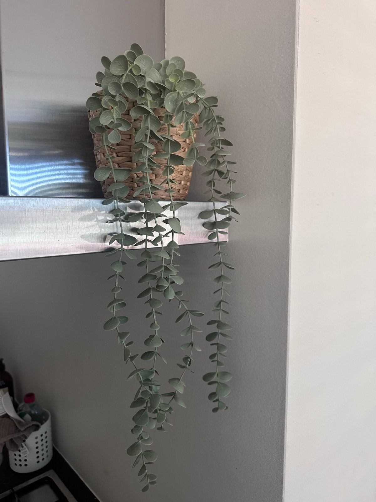 Ikea kunstplant fejka inclusief mandje, Ophalen, Binnen, Groen, Kunstplant