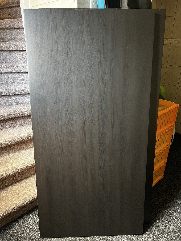 2x bureau Ikea 150x75 LINNMON bruin, Huis en Inrichting, Ophalen, Gebruikt, In hoogte verstelbaar, 150 cm