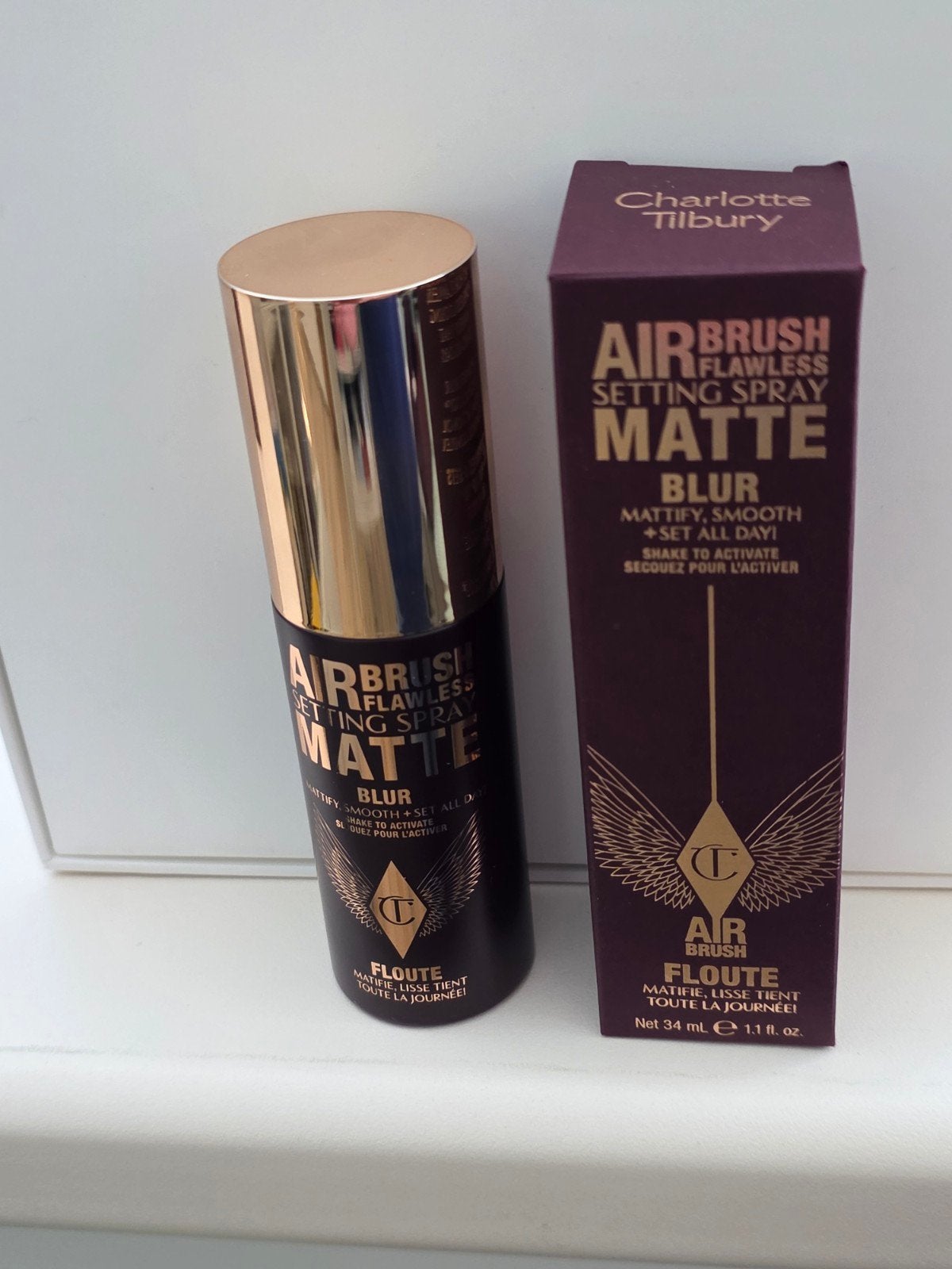 Charlotte Tilbury - Airbrush Flawless Matte Setting Spray, Overige kleuren, Gehele gezicht, Nieuw, Ophalen of Verzenden