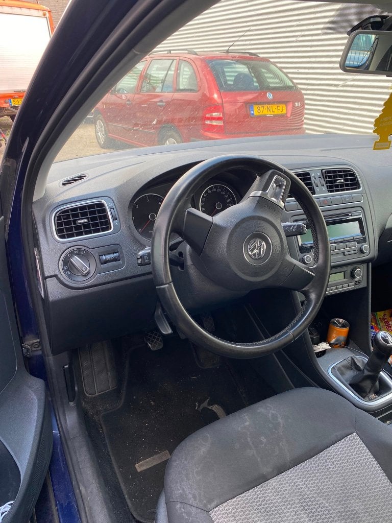Volkswagen Polo 1.2 TDI 55KW BM 2011 Blauw motor defect, Auto's, Volkswagen, Voorwielaandrijving, 74 pk, 1199 cc, Origineel Nederlands