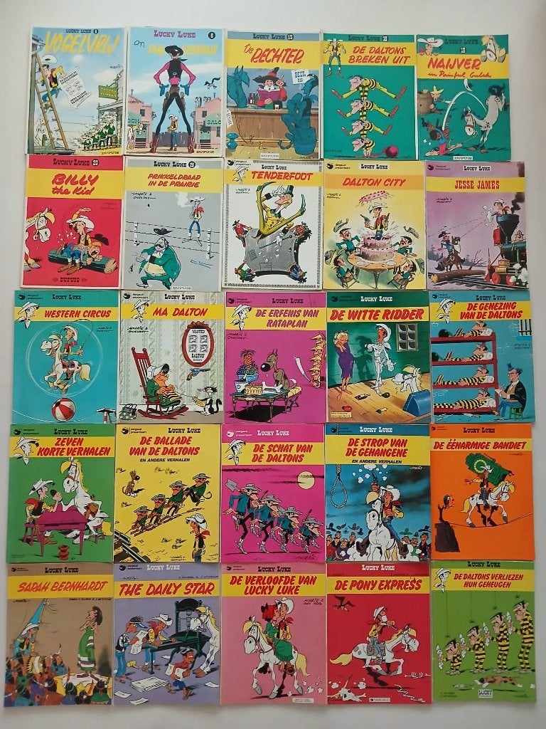 Lucky Luke, Eén stripboek, Ophalen of Verzenden, Gelezen