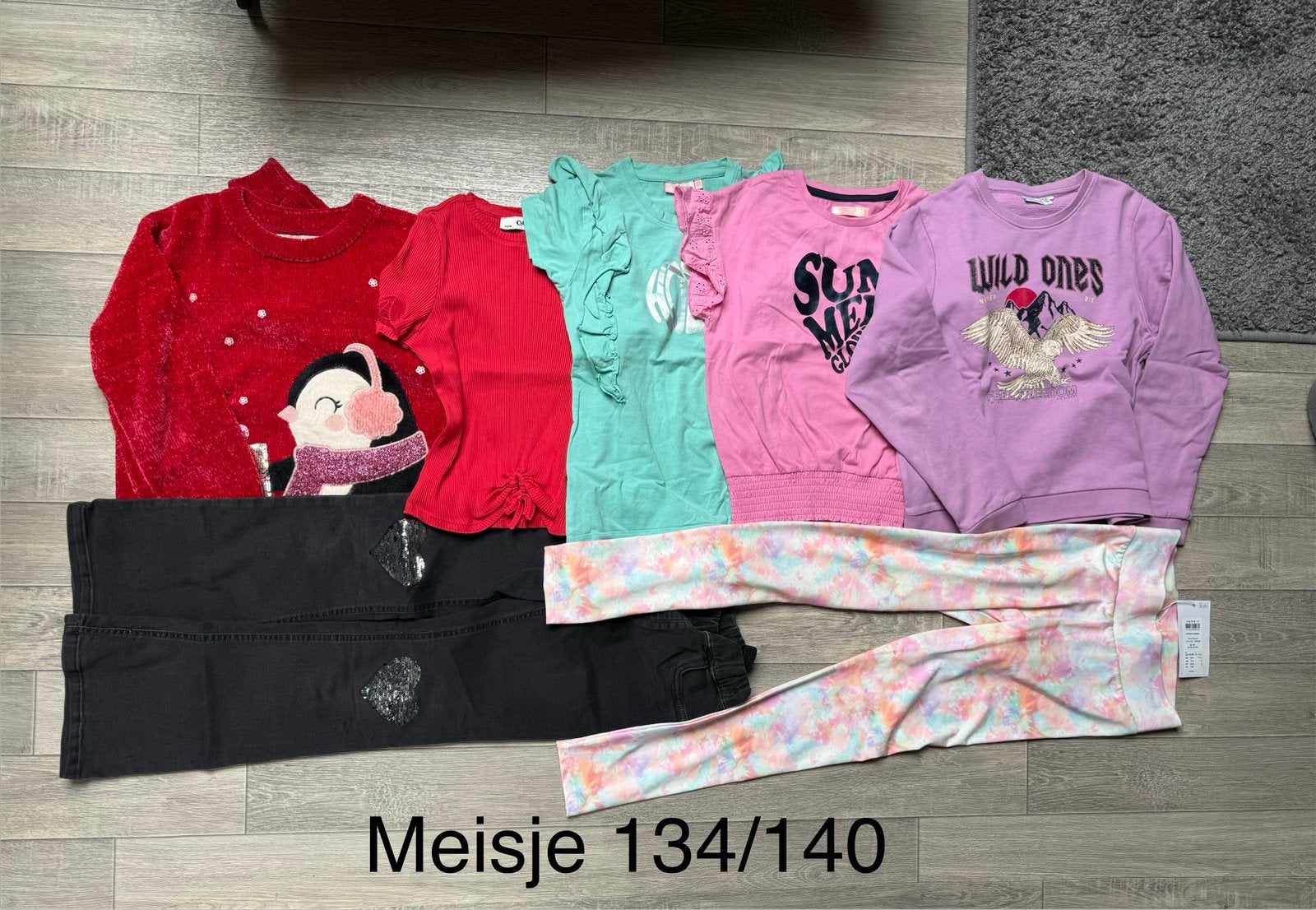 Kleding pakket meisje 134/140, Kinderen en Baby's, Ophalen of Verzenden, Zo goed als nieuw, Meisje