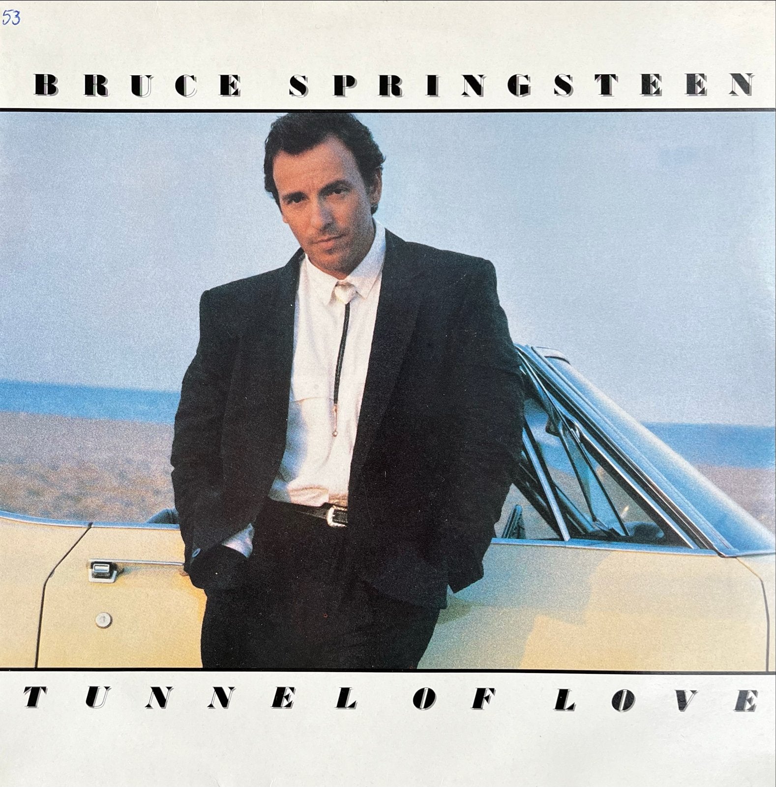 Bruce Springsteen - Tunnel of Love LP (1987), Cd's en Dvd's, Vinyl | Rock, Gebruikt, Inclusief binnenhoes, Poprock, 1980 - 1989