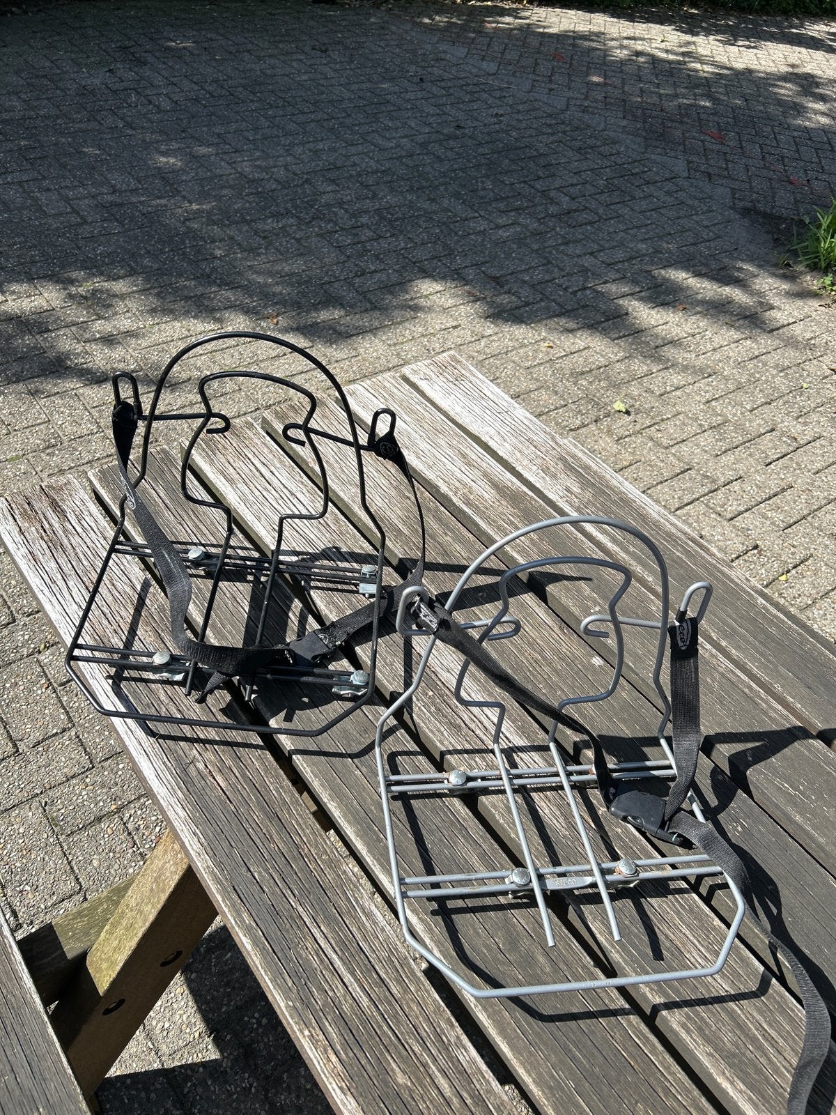 fietsrekje schooltasdrager merk Steco monkey, Ophalen of Verzenden, Gebruikt