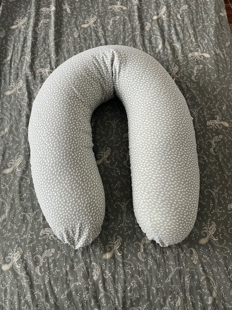 Doomoo buddy cloudy kaki voedingskussen, Ophalen, Gebruikt