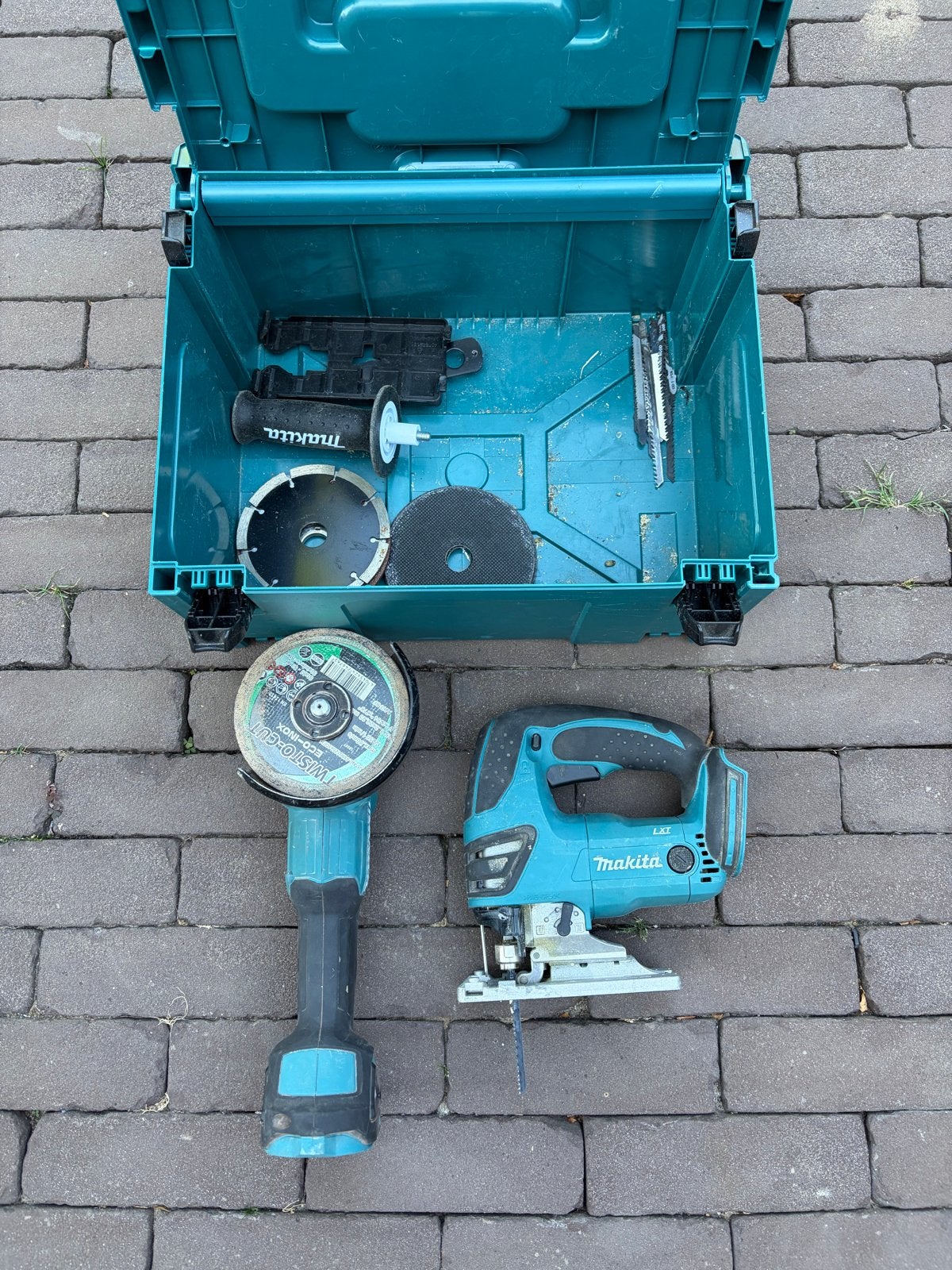 Makita Haakse Slijper en Decoupeerzaag Set, Ophalen, Nieuw, Haakse slijper, Makita
