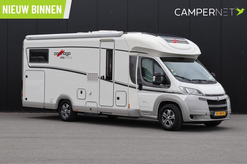Carthago CHIC C-LINE T 4.9 150pk Multijet | Lengtebedden | O, Caravans en Kamperen, Campers, Achteruitrijcamera, Tot en met 2