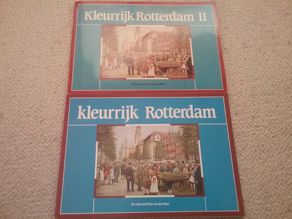 Kleurrijk Rotterdam I & II / Pieter van den Doel (1985), Ophalen of Verzenden, Zo goed als nieuw