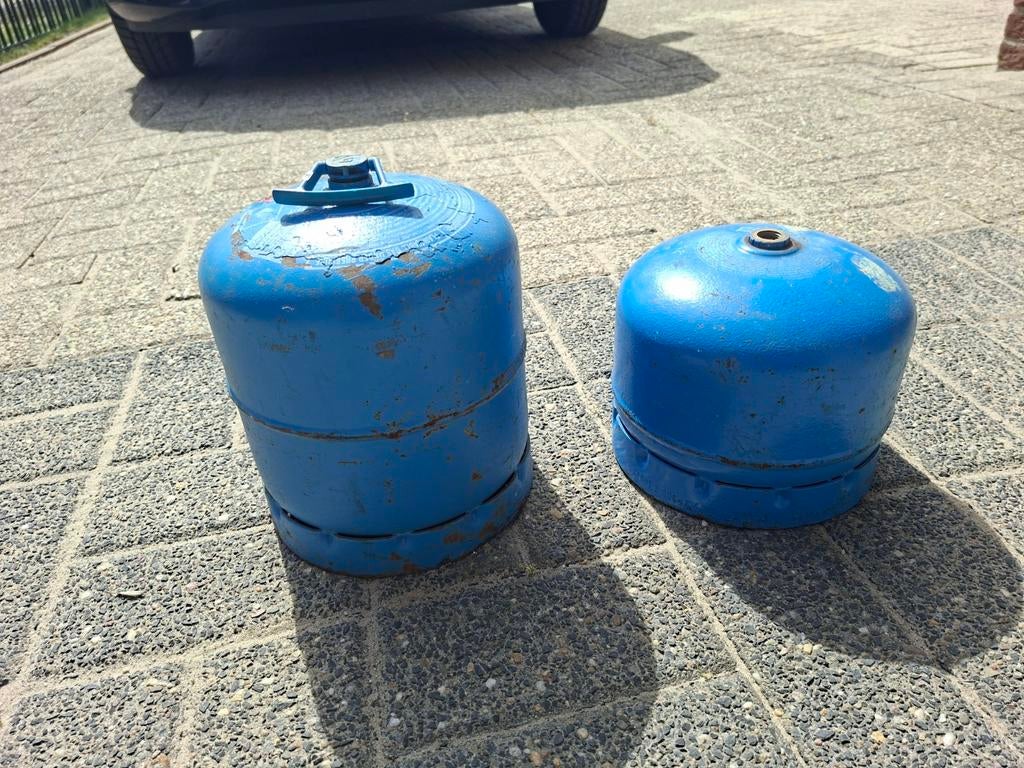Camping gasflessen (2 stuks), Caravans en Kamperen, Kampeeraccessoires, Ophalen