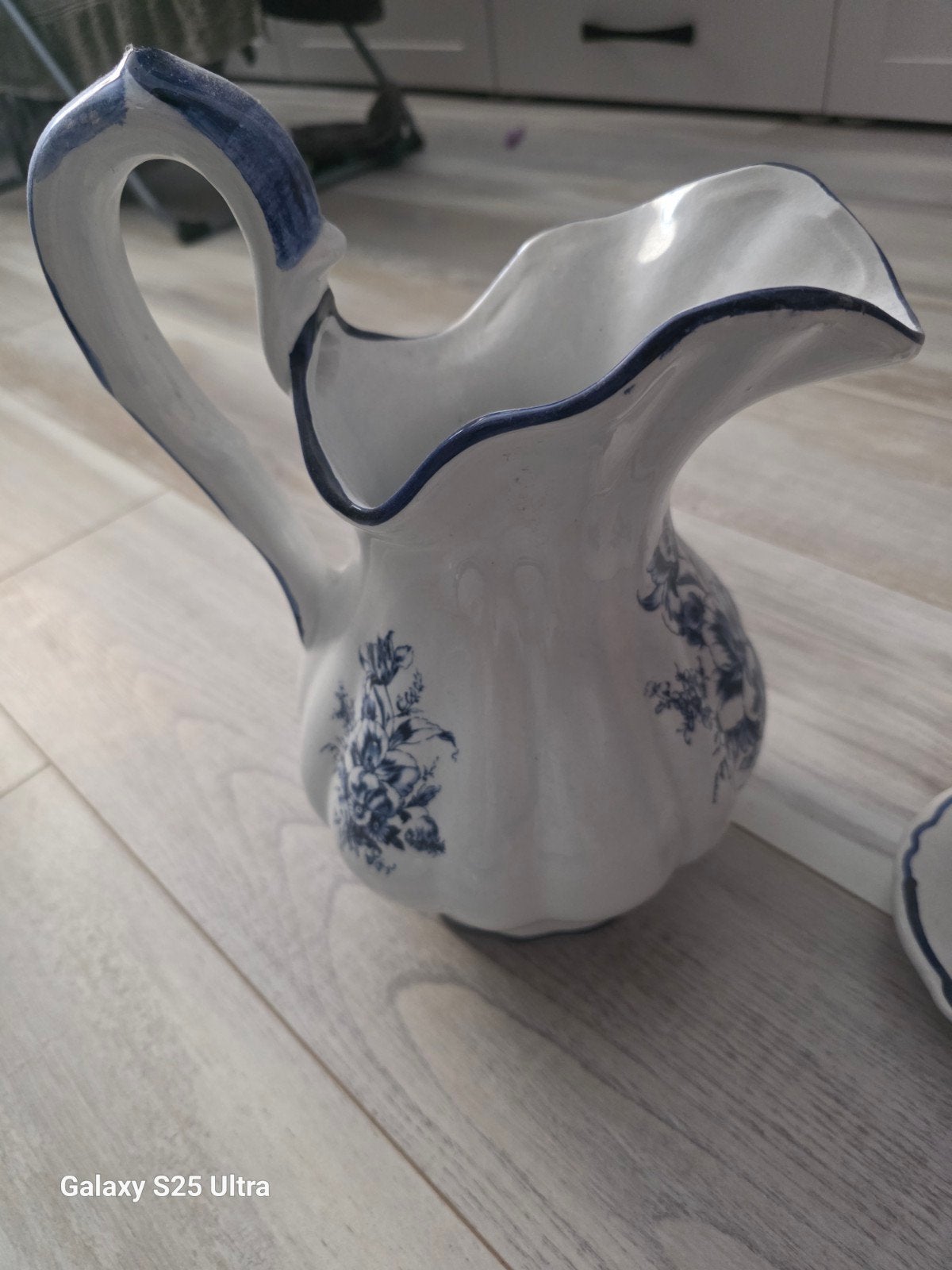 lampenkap & toebehoren, Huis en Inrichting, Ophalen, Zo goed als nieuw, Blauw, Steen/keramiek