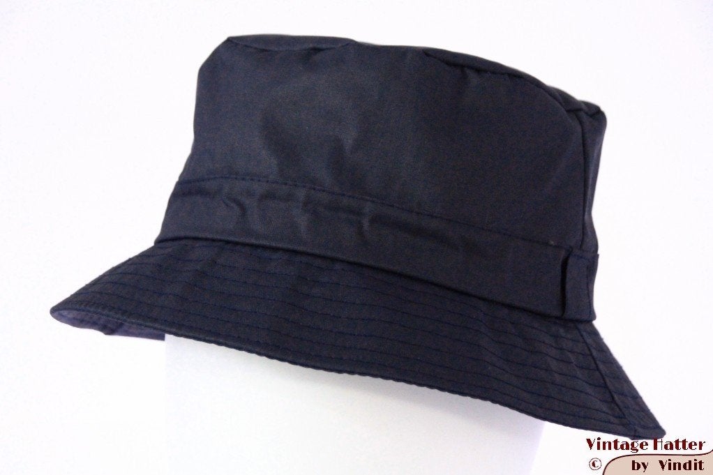 Vissers wax hoed Hawkins donker blauw maat 60 nieuw, 60 cm (XL, 7½ inch) of meer, Hoed, Nieuw, Ophalen of Verzenden