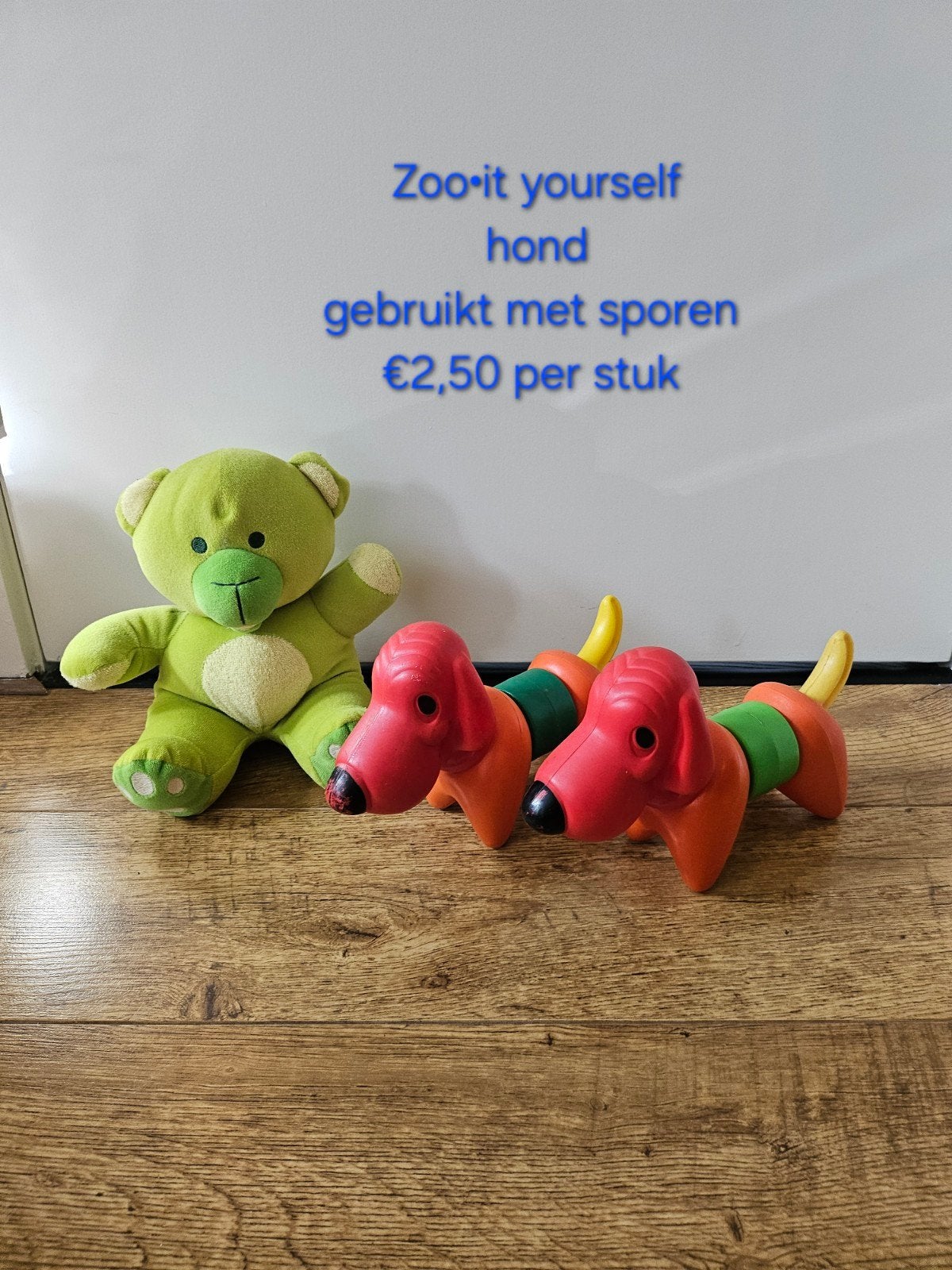 Tupperware tuppertoys hond Zoo•it yourself, Ophalen of Verzenden, Gebruikt, Overige kleuren, Overige typen
