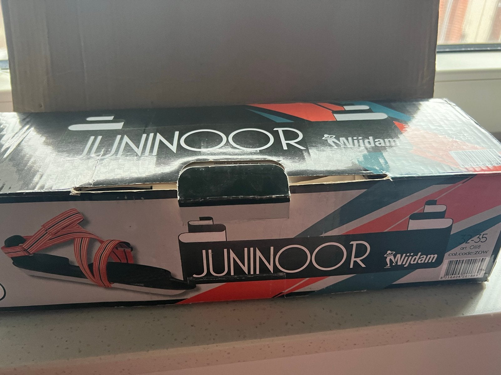 Nieuwe Juninoor Wijdam Unisex Schaatsen Maat 32-35 (4 stuks), Ophalen of Verzenden, Nieuw, Jongen of Meisje, Overige typen