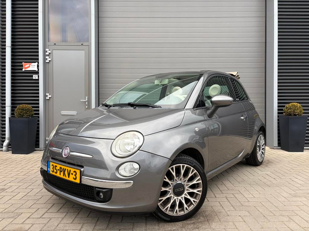 Fiat 500 C 1.2 Lounge/Automaat/134.000 NAP/Airco/Lichtmetaal, Auto's, Euro 5, Gebruikt, 4 cilinders, Leder en Stof