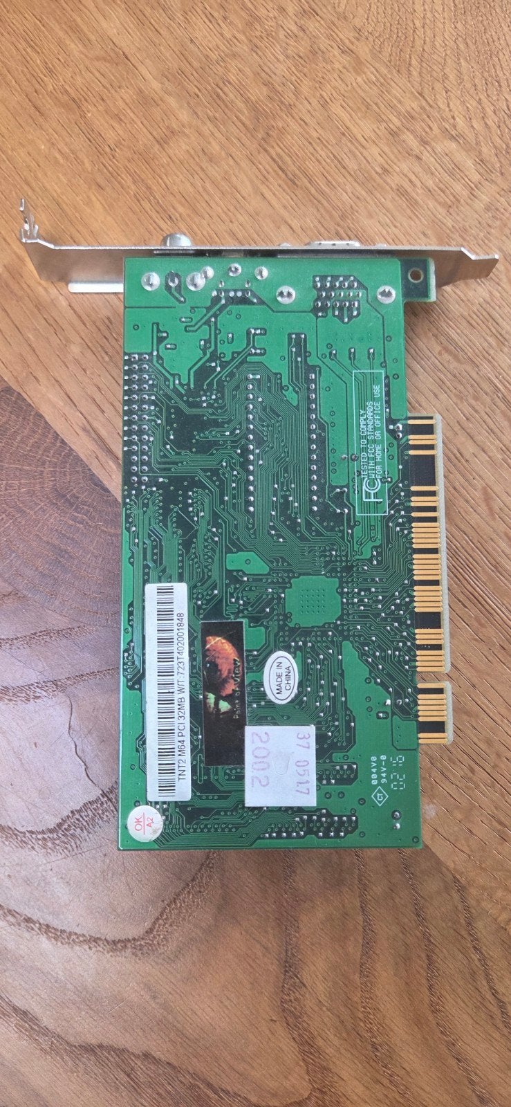 Titel:Werkende Vintage GPU: NVIDIA RIVA TNT2 M64 PCI - 32MB, Computers en Software, Gebruikt, Overige soorten, Tv-Out, Ophalen of Verzenden